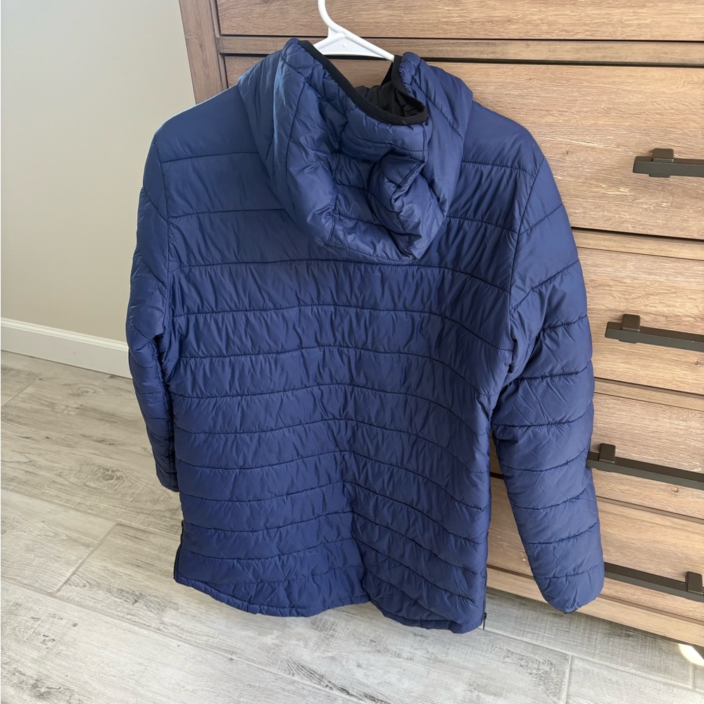 Moose Knuckles Navy Puffer Jacket - Picture 2 of 10